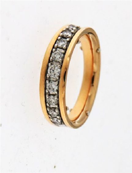 Anillo Chimento Mujer in Oro rosa Diamante 0.46 Ct 82819828 - 82819828